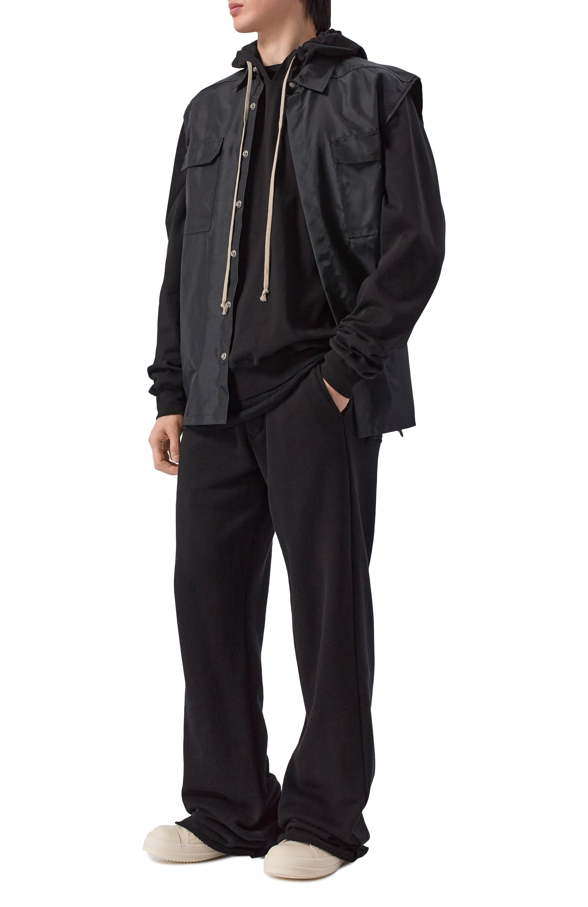 Хлопковые брюки RICK OWENS, арт. RU01F2378/JNT, фото 2