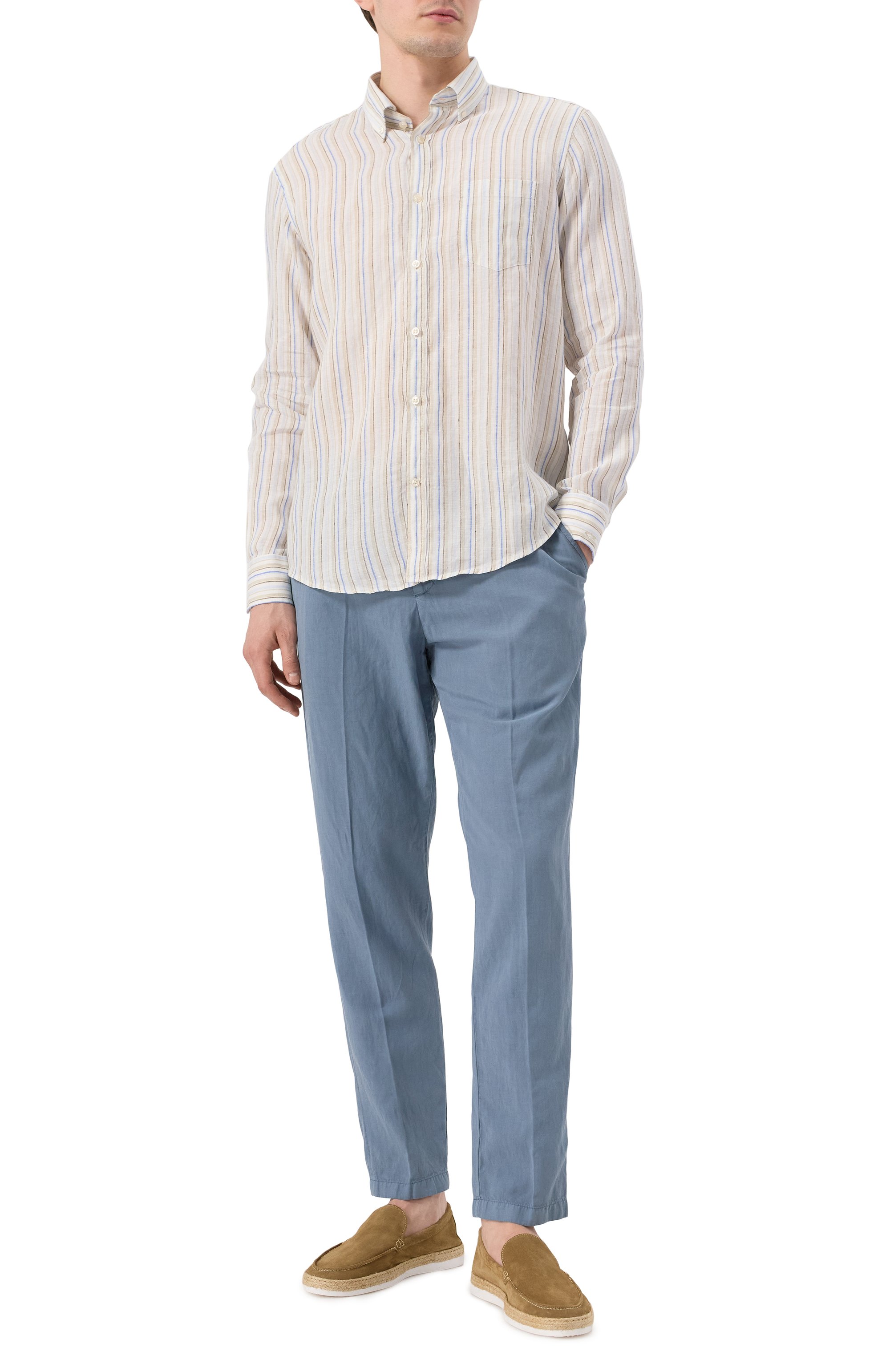 Льняная рубашка PAUL&SHARK, арт. 25413114, фото 2