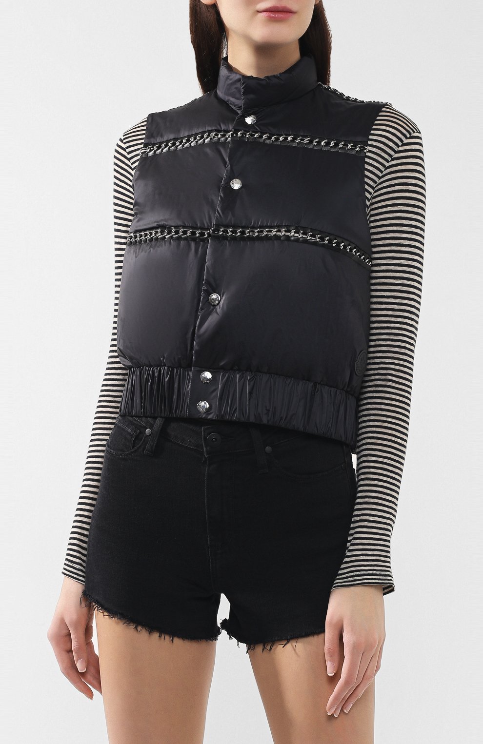 Жилет 6 moncler noir kei ninomiya MONCLER GENIUS черного цвета по цене 98700 руб., арт. E1-09F-48305-80-C0036, фото 3 Жилет 6 moncler noir kei ninomiya MONCLER GENIUS, арт. E1-09F-48305-80-C0036, фото 3