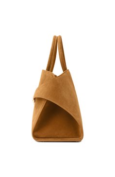 Женская сумка hug large FERRAGAMO светло-коричневого цвета, арт. 219915/779242 | Фото 4 (Размер: large; Материал: Натуральная кожа, Натуральная замша; Ремень/цепочка: На ремешке)