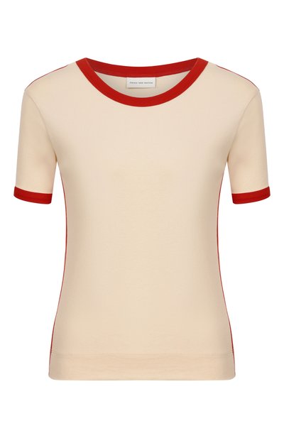 Женская хлопковая футболка DRIES VAN NOTEN, арт. 011111/3603