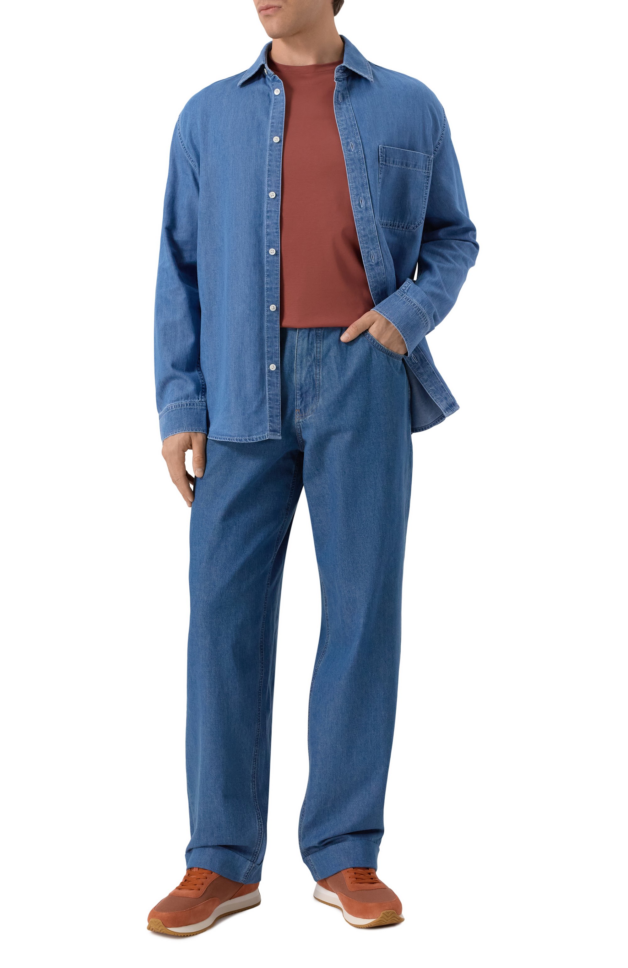 Хлопковая футболка 12 STOREEZ, арт. 126473, фото 2