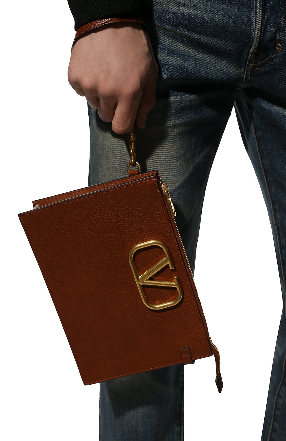 Кожаный футляр для документов vlogo VALENTINO, арт. XY0P0P09/GDA, фото 2