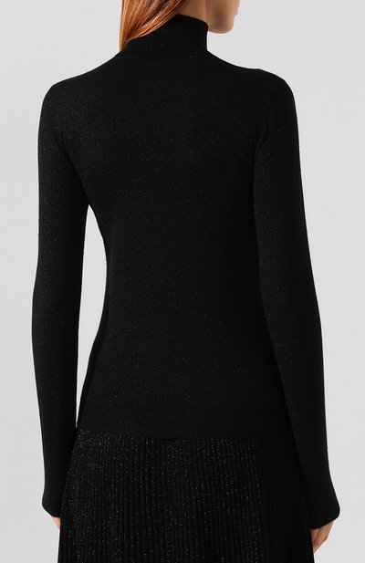 Водолазка из кашемира и шелка BRUNELLO CUCINELLI черного цвета по цене 113500 руб., арт. M41800063P, фото 4 Водолазка из кашемира и шелка BRUNELLO CUCINELLI, арт. M41800063P, фото 4