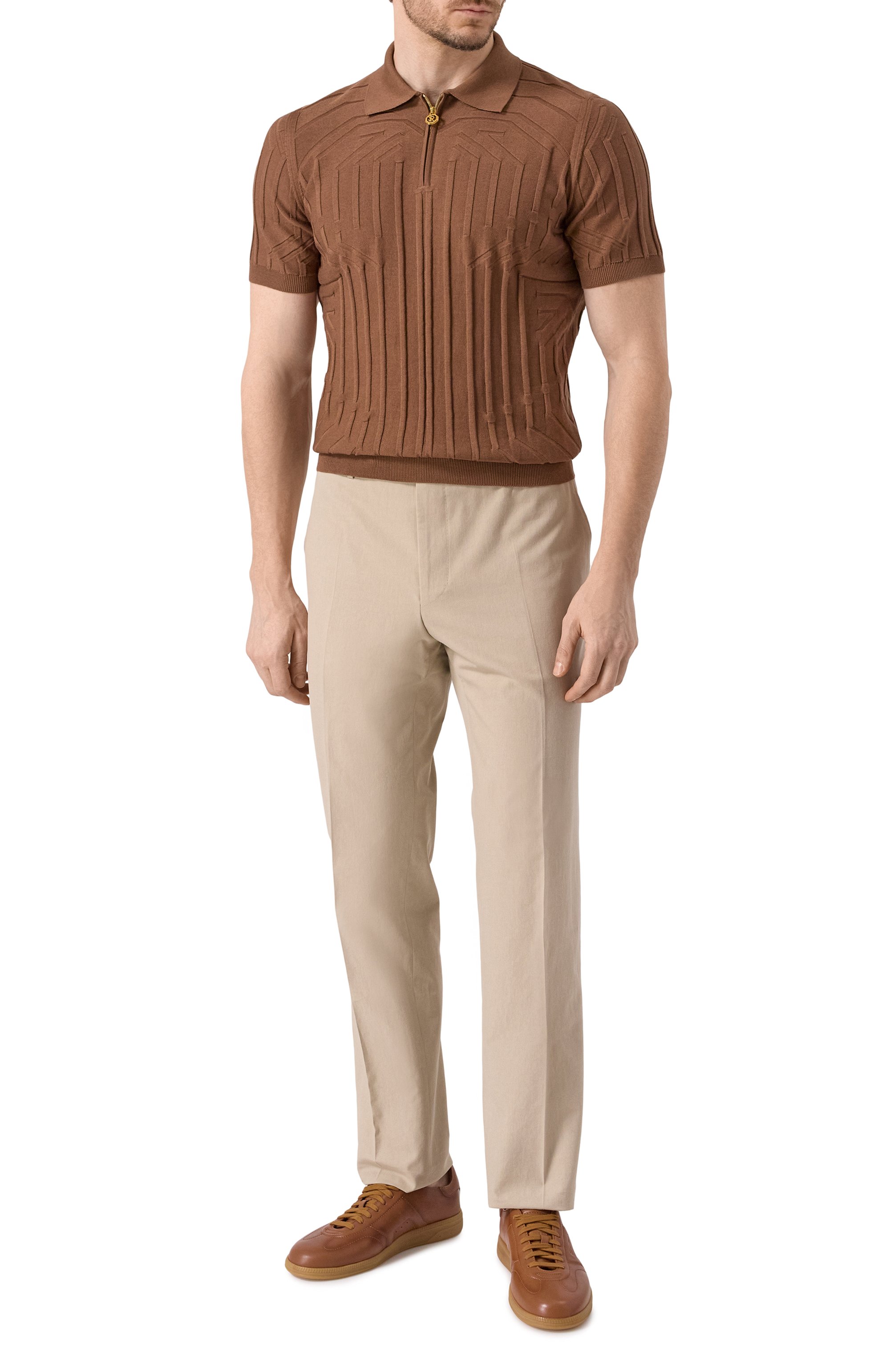 Поло из хлопка и шелка STEFANO RICCI, арт. K818089P31/F25171, фото 2