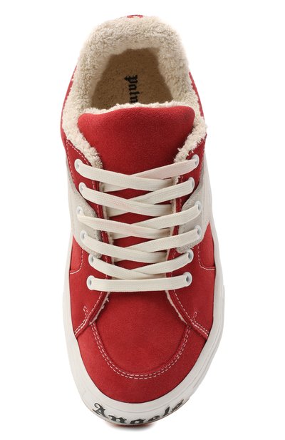 Замшевые кеды PALM ANGELS, арт. PMIA051F20LEA0012501, фото 5