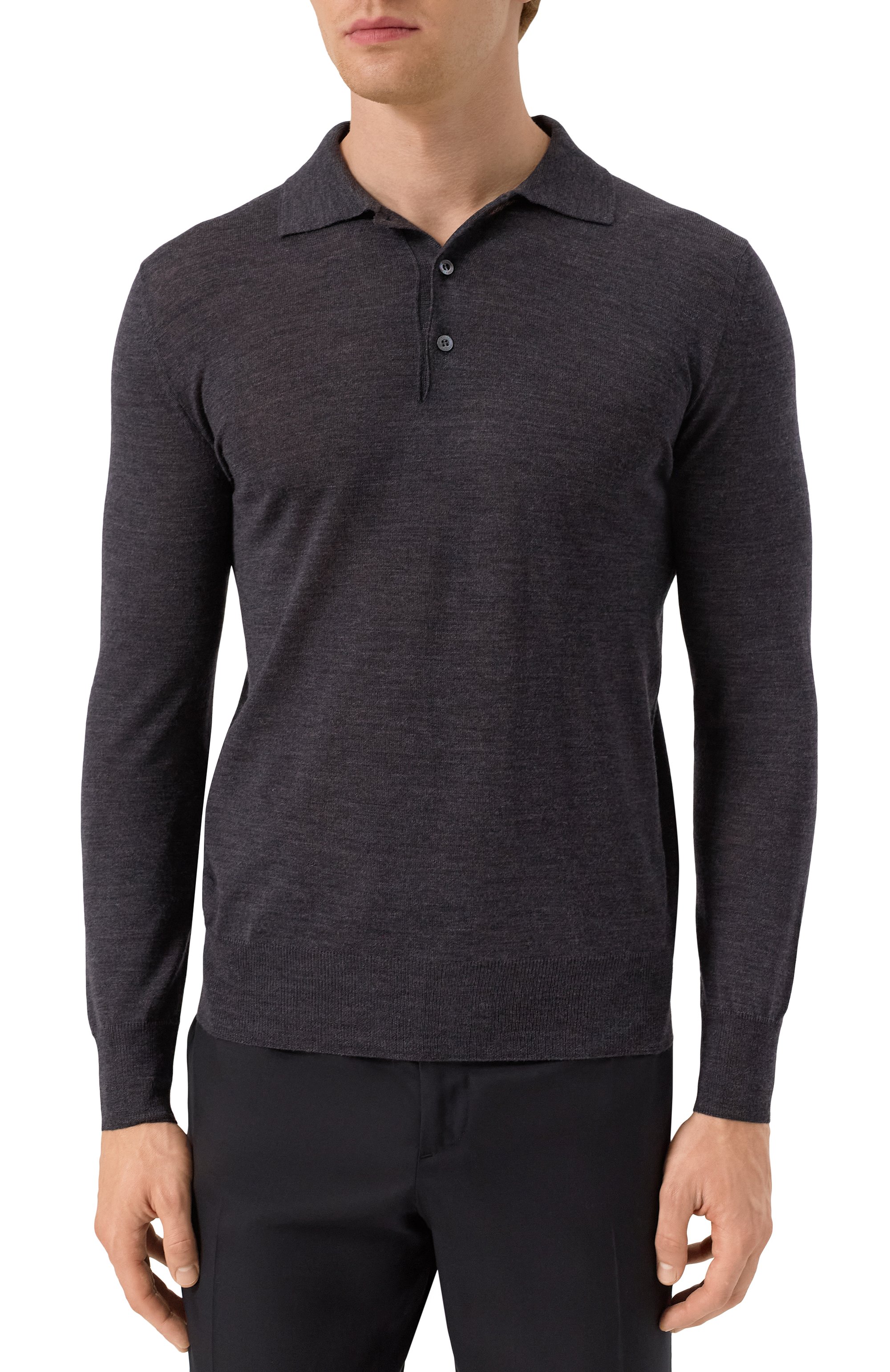 Шерстяное поло CANALI, арт. C0017/MK01149, фото 3