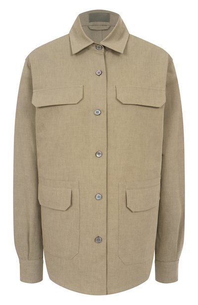 Женская рубашка из хлопка и льна MVST, арт. M25.2MW.B402