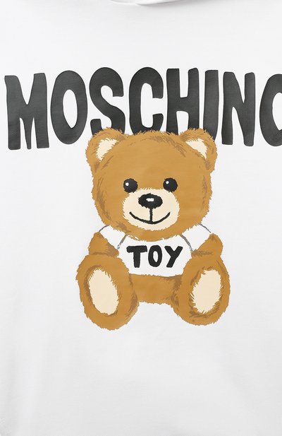 Хлопковое худи MOSCHINO, арт. HQF03X/LCA32/10-14, фото 3