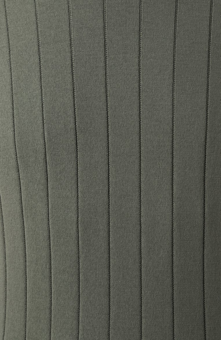 Мужской хлопковый джемпер CORNELIANI светло-зеленого цвета, арт. 25M513-2525153 | Фото 6 (Рукава: Длинные; Длина (для топов): Стандартные; Стили: Кэжуэл, Спорт-шик; Принт: Без принта; Мужское Кросс-КТ: Джемперы; Вырез: Круглый; Материал внешний: Хлопок)