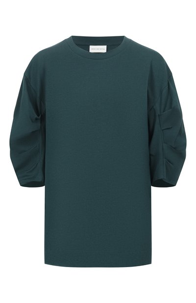 Женская хлопковая футболка DRIES VAN NOTEN, арт. 011107/3603