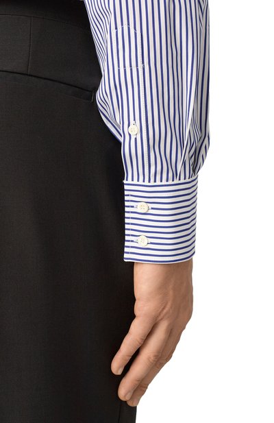 Хлопковая рубашка BRUNELLO CUCINELLI, арт. MY6241718, фото 5