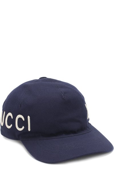 Хлопковая бейсболка с вышивкой GUCCI, арт. 478948/3HD05, фото 1