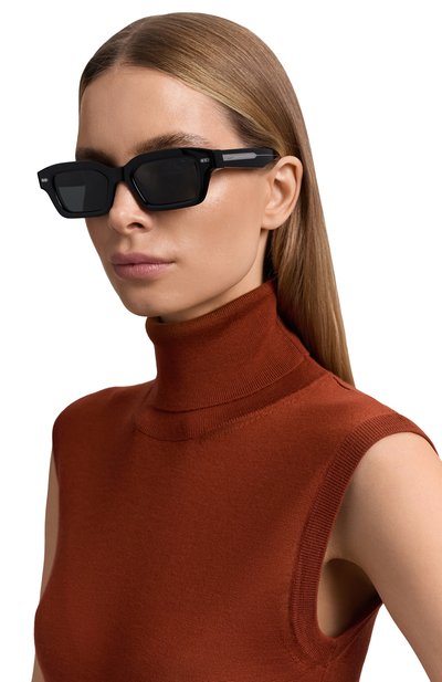 Солнцезащитные очки BRUNELLO CUCINELLI черного цвета по цене 126000 руб., арт. M0CSTEMS19, фото 2 Солнцезащитные очки BRUNELLO CUCINELLI, арт. M0CSTEMS19, фото 2