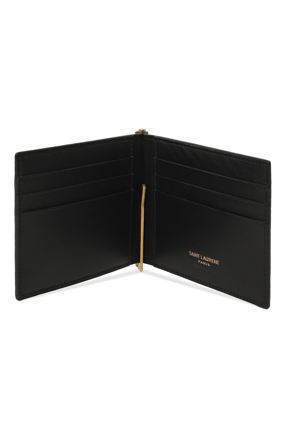 Кожаный зажим для купюр SAINT LAURENT, арт. 607738/DZEDW, фото 3