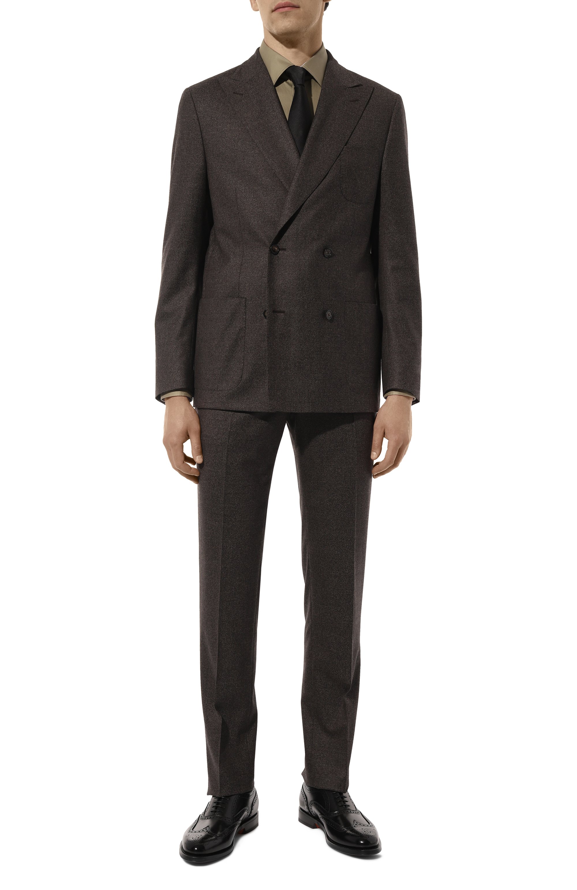 Кожаные оксфорды colin SANTONI, арт. MCCG17836PD5HSH9, фото 2