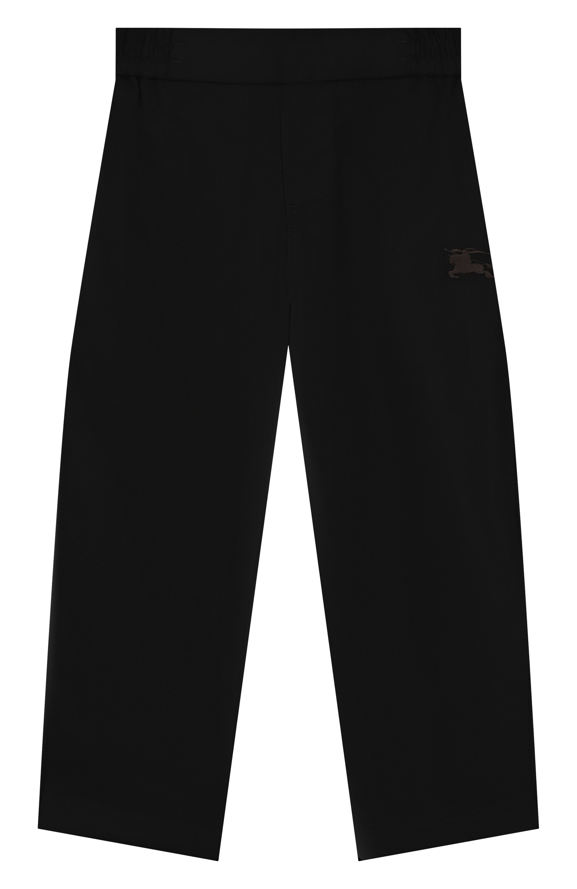 Брюки из лиоцелла и хлопка BURBERRY черного цвета по цене 34650 руб., арт. 8108000, фото 1 Брюки из лиоцелла и хлопка BURBERRY, арт. 8108000, фото 1