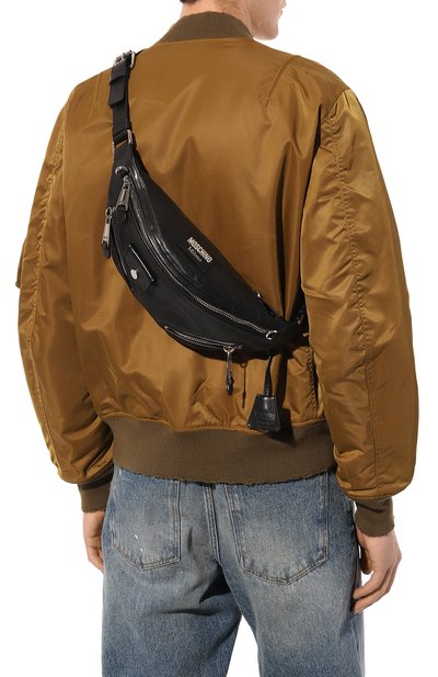 Кожаная поясная сумка MOSCHINO, арт. A7705/8002, фото 2