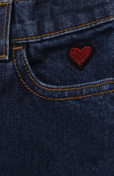 Джинсовые мини-шорты с отворотами GUCCI синего цвета по цене 33120 руб., арт. 504734/XR995, фото 3 Джинсовые мини-шорты с отворотами GUCCI, арт. 504734/XR995, фото 3