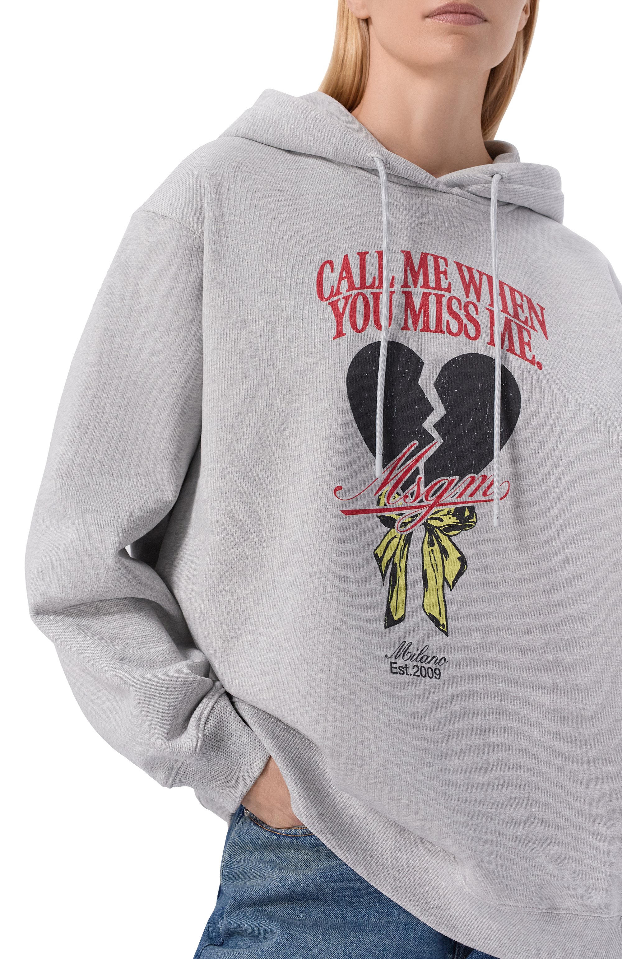 Хлопковое худи MSGM, арт. 4042MDM96 267004/267004, фото 5