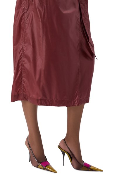 Женские текстильные туфли jazz SAINT LAURENT, арт. A001BI/9QNDD