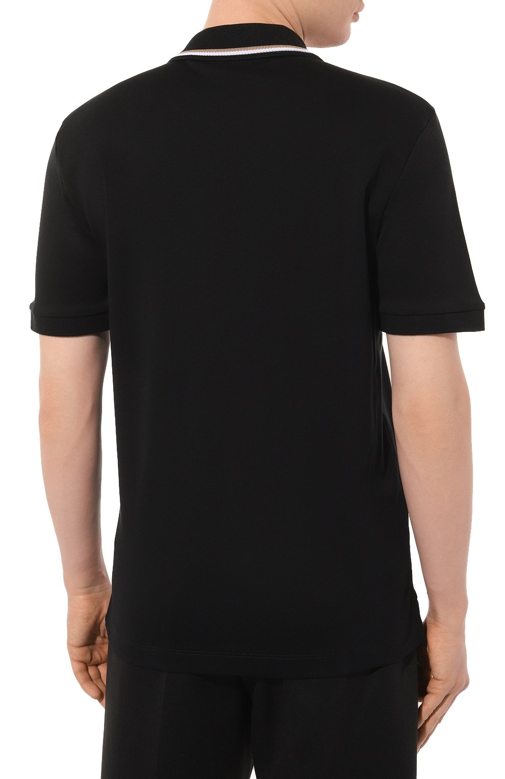 Хлопковое поло BOSS, арт. 50469360, фото 4