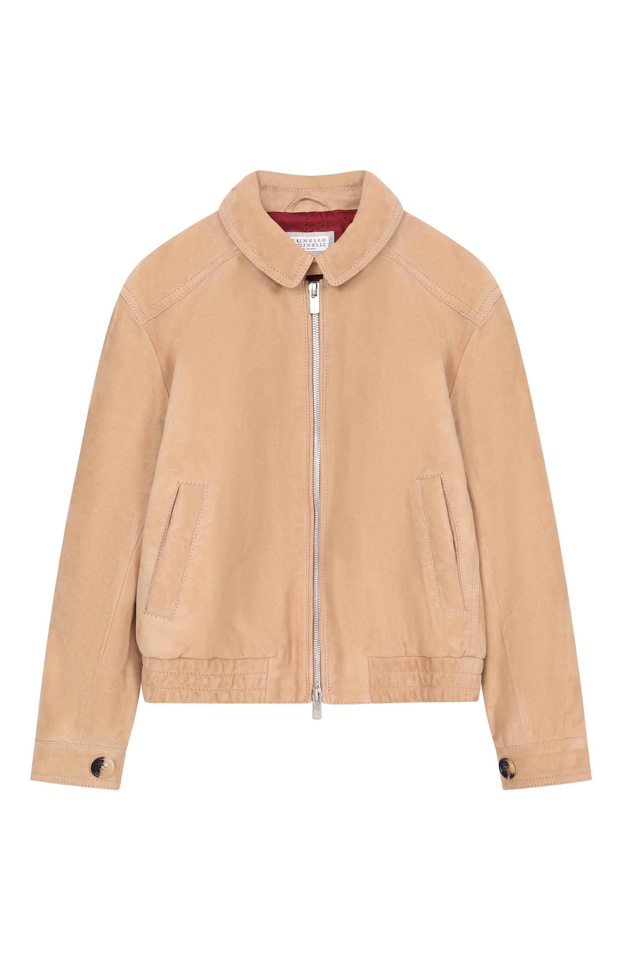 Замшевый бомбер BRUNELLO CUCINELLI, арт. BPCFNY141C, фото 1