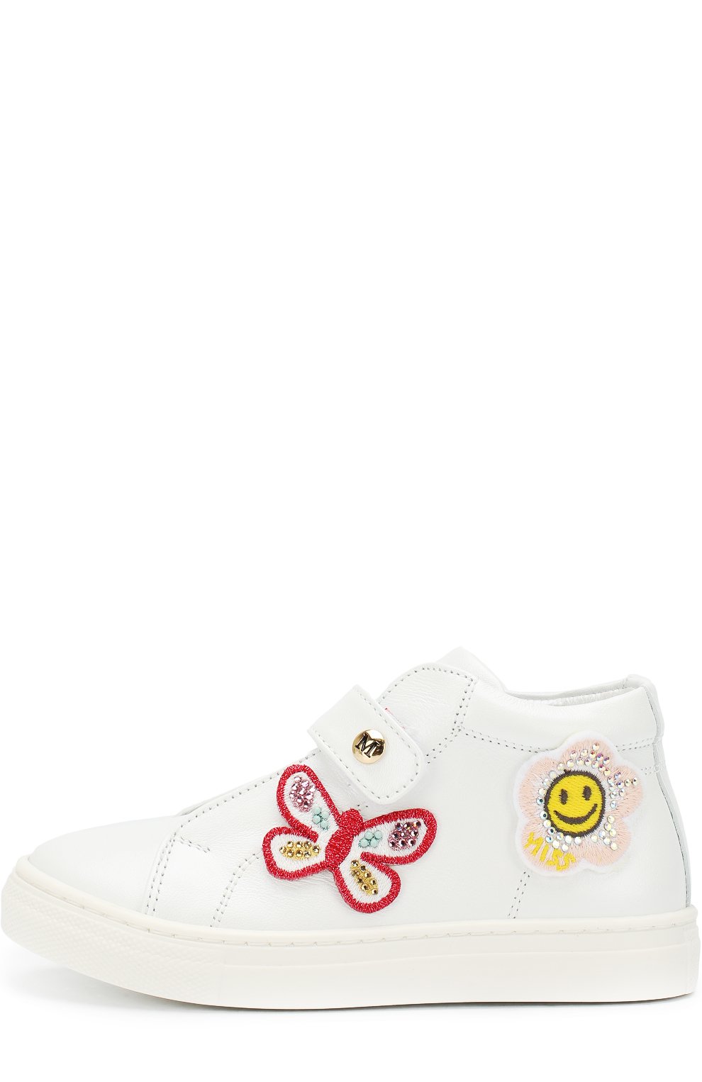 Кожаные кеды с аппликациями и застежками велькро MISSOURI, арт. 4514 A/27-30, фото 2