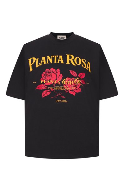 Хлопковая футболка PLANTA ROSA, арт. PR/T01/GARDEN-BLISS/220VELVET