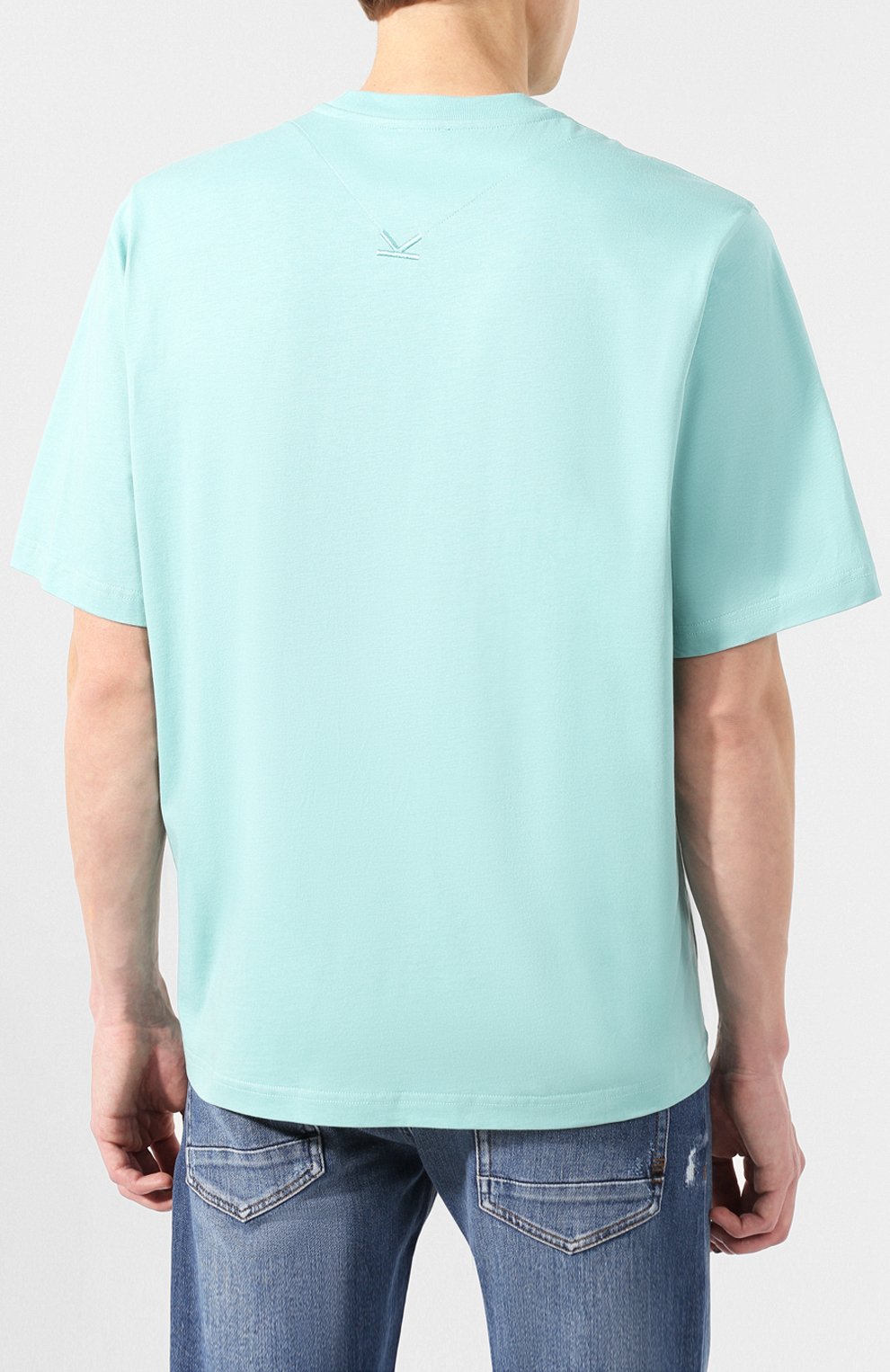 Хлопковая футболка KENZO, арт. FA55TS5024AB, фото 4