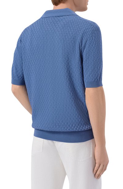 Поло из шелка и хлопка MVST, арт. M26.2PM.K032/Y104 CANESTR0, фото 4