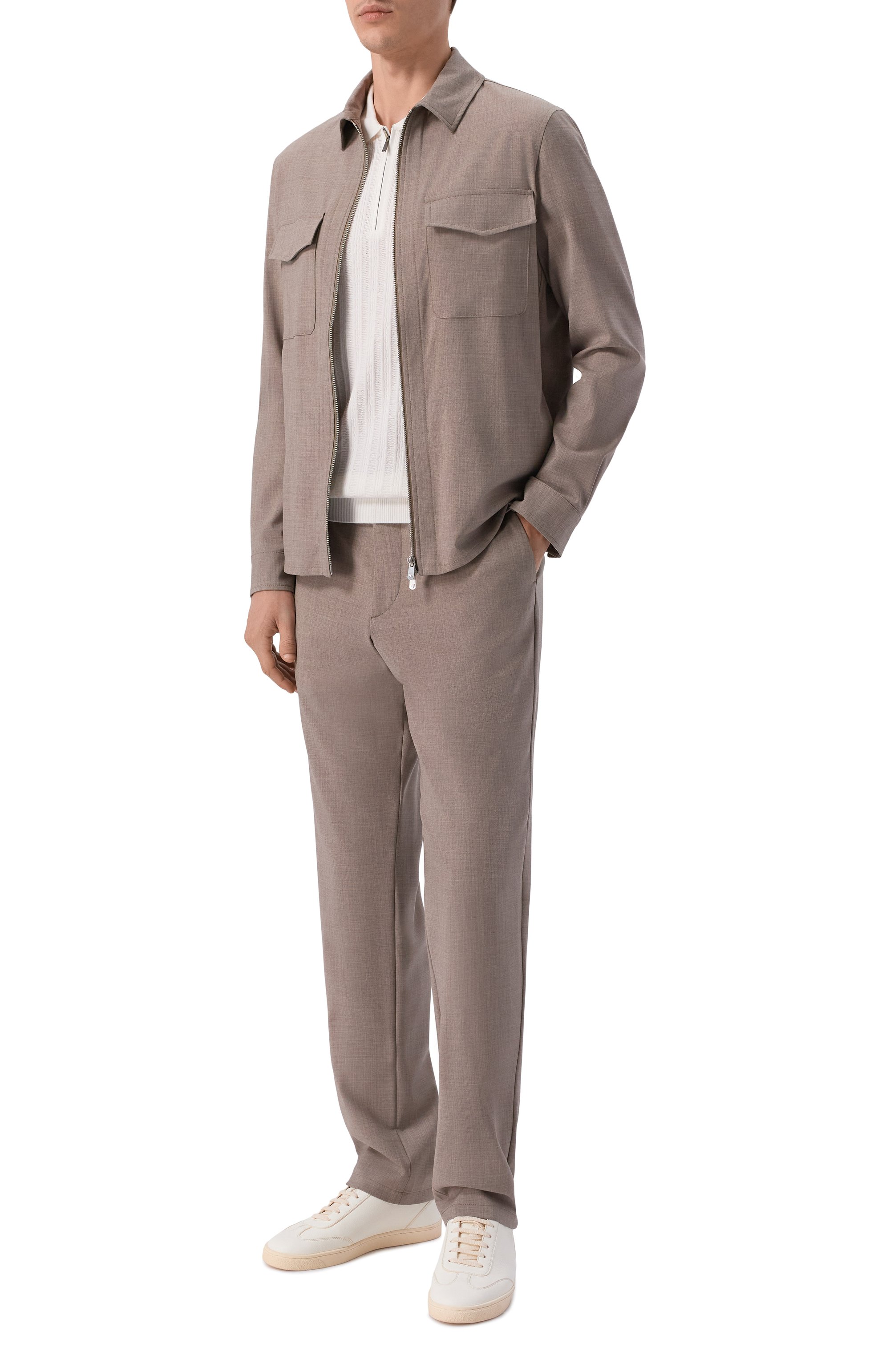 Шерстяные брюки MARCO PESCAROLO, арт. VENT0/5320, фото 2