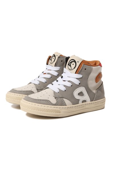 Высокие кеды из кожи RONDINELLA, арт. 12053-1D/24-27, фото 1