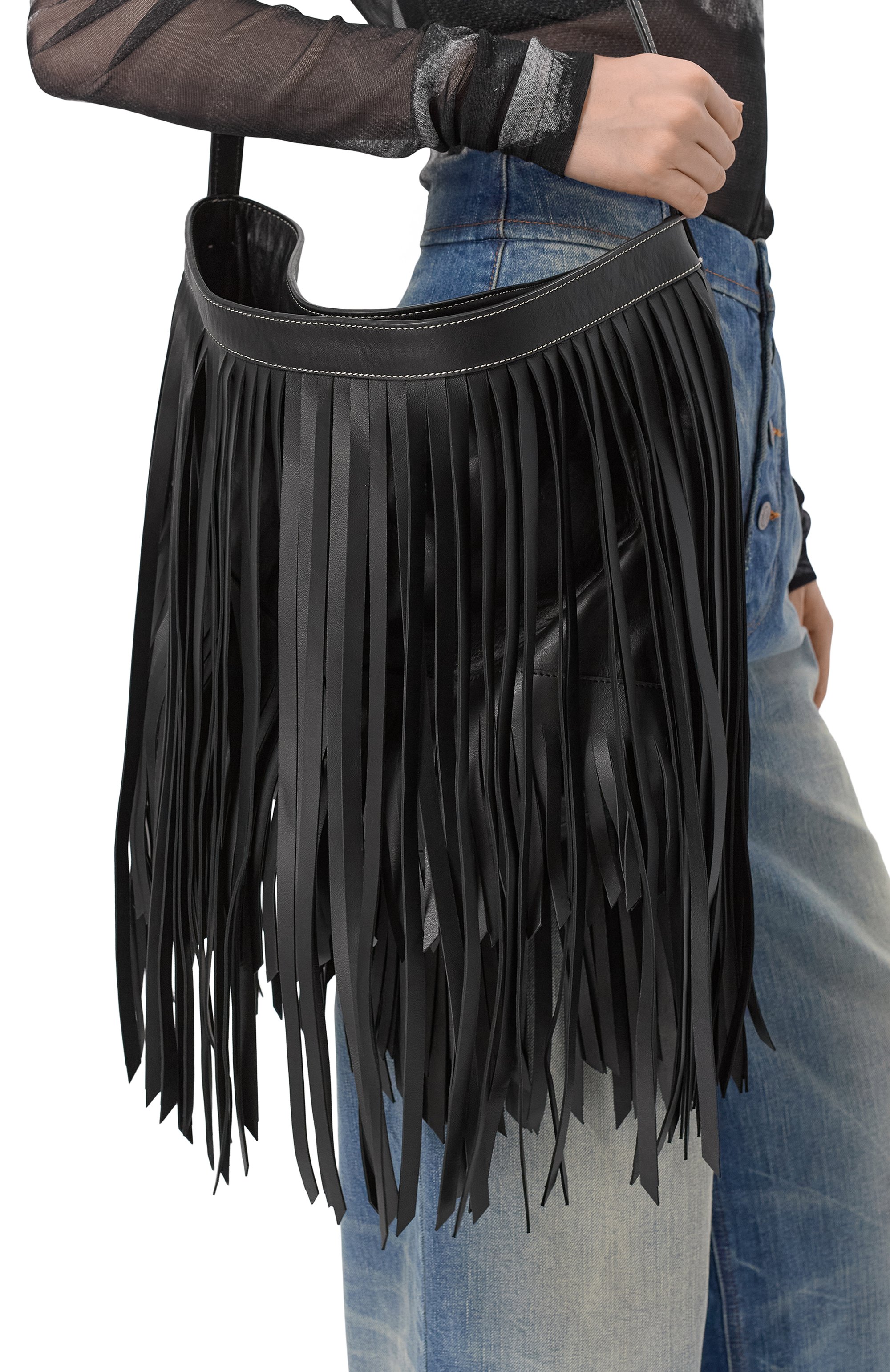 Сумка jeli fringed ANN DEMEULEMEESTER, арт. B0013639/LT176, фото 2