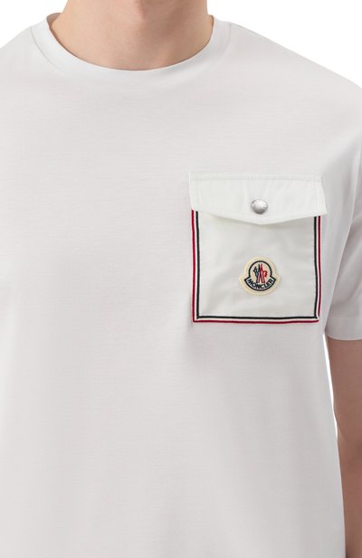 Хлопковая футболка MONCLER, арт. 8C00056/8390Y, фото 5