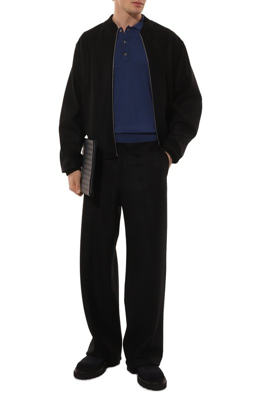 Шерстяное поло Svevo Синий, фото 2