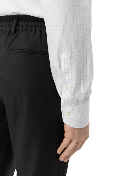 Хлопковая сорочка CANALI светло-голубого цвета по цене 36450 руб., арт. CCL7098/GD03622, фото 5 Хлопковая сорочка CANALI, арт. CCL7098/GD03622, фото 5