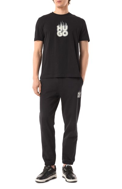 Хлопковая футболка HUGO, арт. 50535363, фото 2