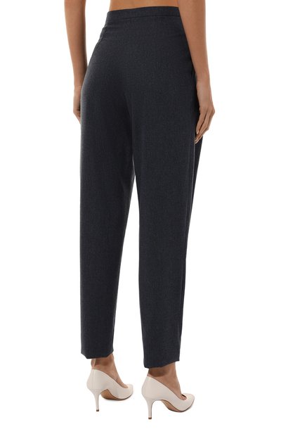 Брюки из шерсти и кашемира EMPORIO ARMANI синего цвета по цене 49850 руб., арт. EW000086/TE10537, фото 4 Брюки из шерсти и кашемира EMPORIO ARMANI, арт. EW000086/TE10537, фото 4