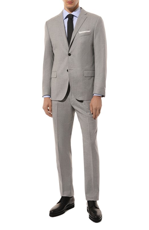 Шерстяной костюм Corneliani 946005-9418111_SET Серый 946005-9418111_SET