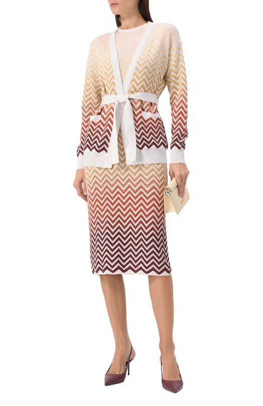 Кардиган из вискозы и хлопка Missoni DS25SM07/BK044V Разноцветный  DS25SM07/BK044V Фото 2