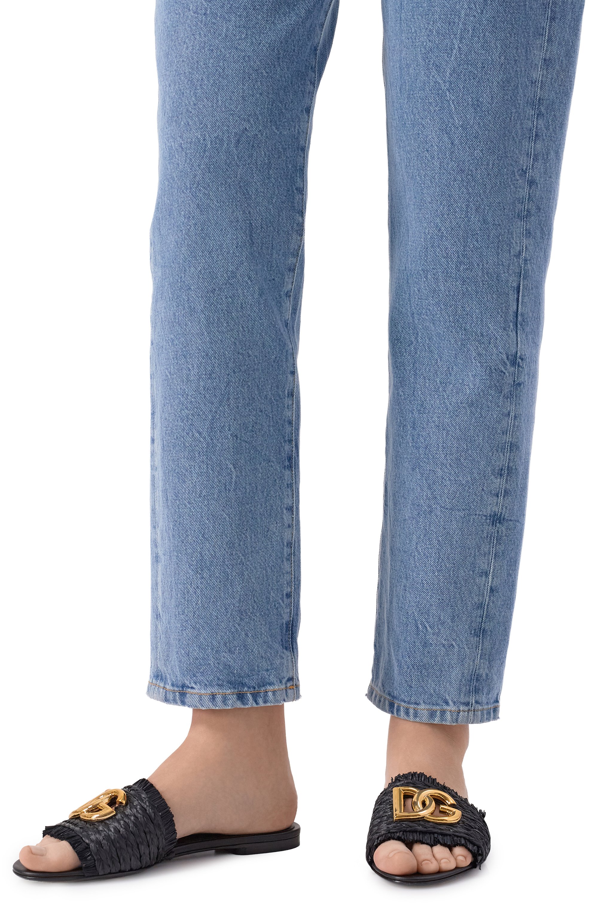 Шлепанцы bianca DOLCE & GABBANA, арт. CQ0646/AN217, фото 2