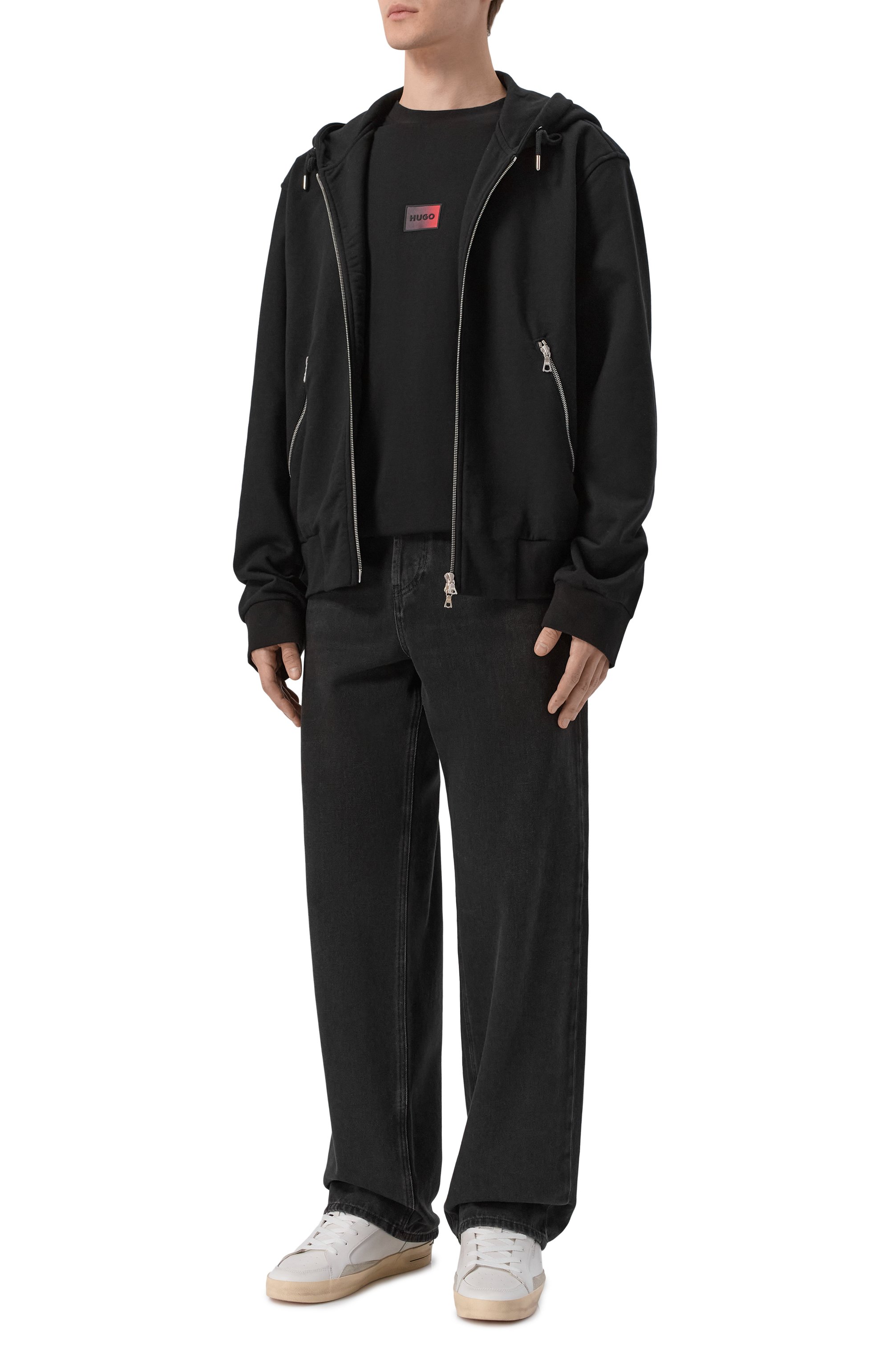 Хлопковая футболка HUGO, арт. 50553124, фото 2