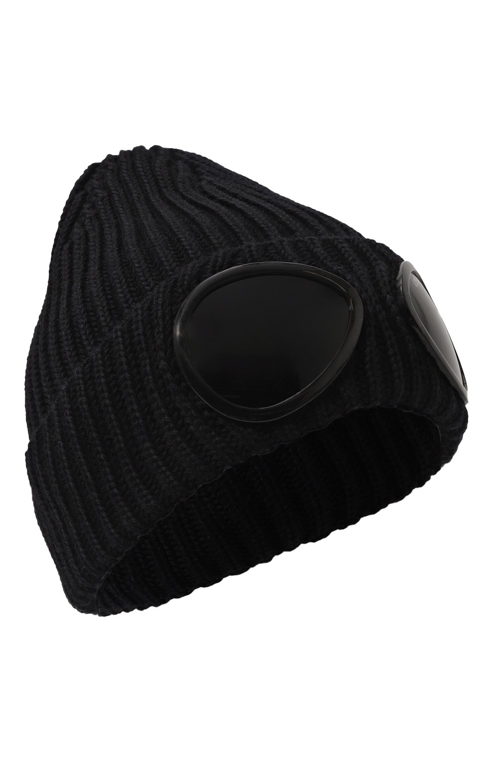 Шерстяная шапка C.P. COMPANY темно-синего цвета по цене 19700 руб., арт. 17CMAC122A005509A, фото 1 Шерстяная шапка C.P. COMPANY, арт. 17CMAC122A005509A, фото 1