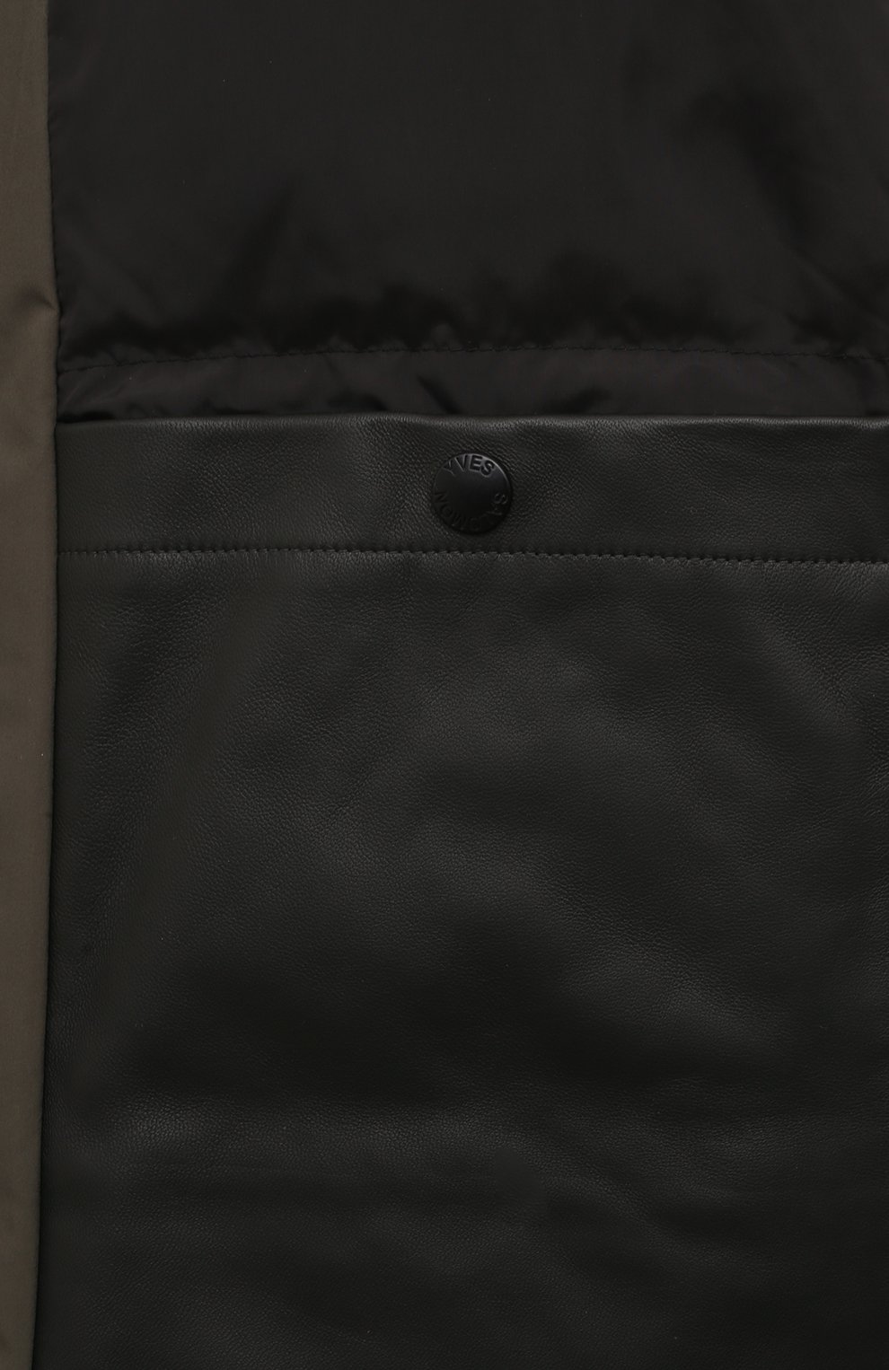 Пуховик с отделкой из песца YVES SALOMON хаки цвета по цене 199500 руб., арт. 25WHV01370K26G, фото 6 Пуховик с отделкой из песца YVES SALOMON, арт. 25WHV01370K26G, фото 6