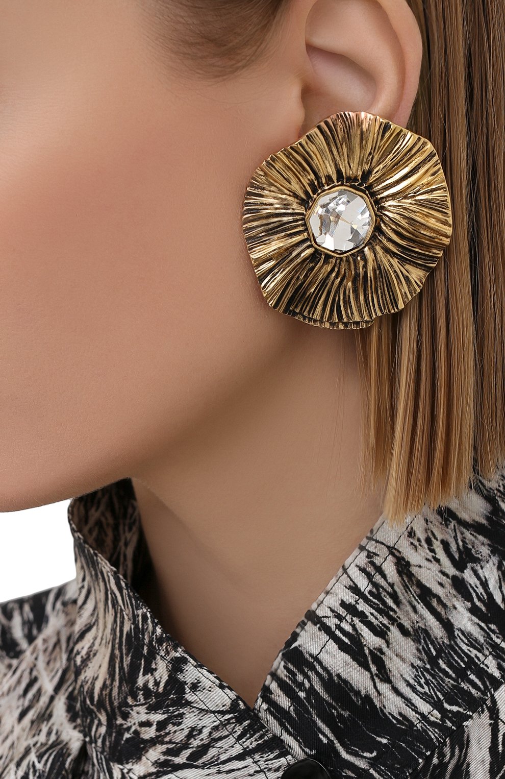 Клипсы SAINT LAURENT, арт. 638845/Y1526, фото 2