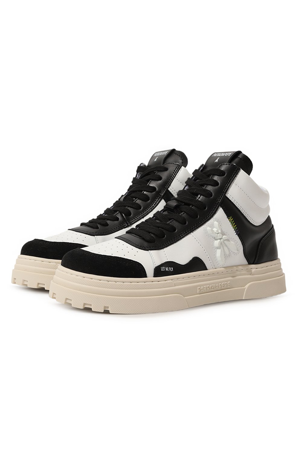 Кожаные кеды PATRIZIA PEPE, арт. 8Z0088_L011, фото 1