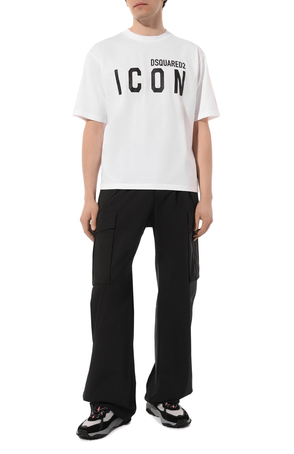 Хлопковая футболка DSQUARED2, арт. S79GC0080/S23009, фото 2