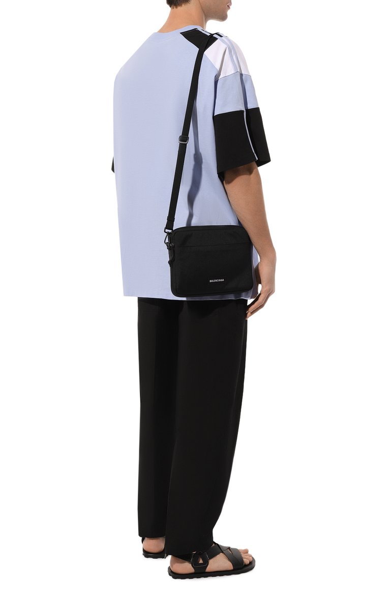 Текстильный футляр для ipad BALENCIAGA черного цвета, арт. 618377/H753X | Фото 8 (Региональные ограничения белый список (Axapta Mercury): Не проставлено; Нос: Не проставлено; Материал: Текстиль)