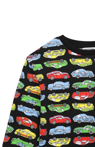 Хлопковый свитшот MOSCHINO, арт. HUF09R/LCB72, фото 3